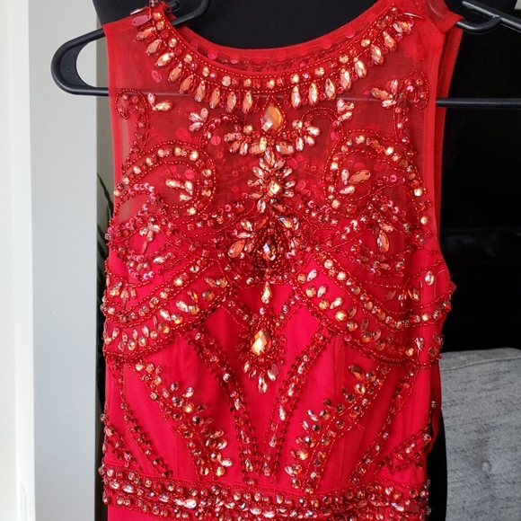 Red Evening Gown - Picture 3 of 5